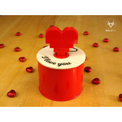 Construction Lego en coeur