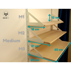 medium floating sehlves