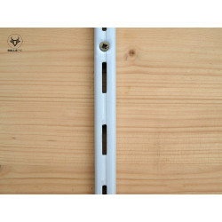 single white steel rack