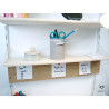 wall shelf rail wall shelf rail