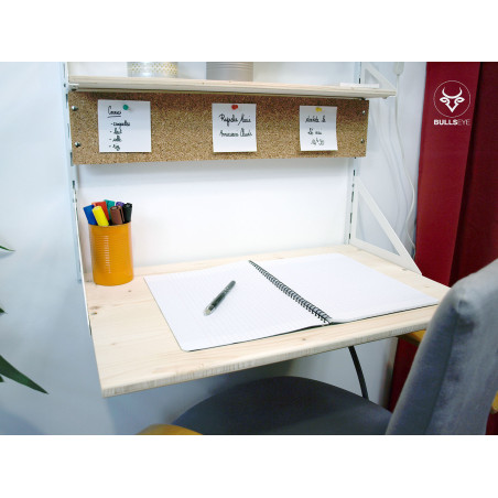 Hide-away floating desk