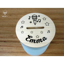 personalized money bank girl