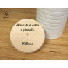 wooden lid engraved with a message wooden lid engraved with a message