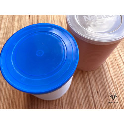 Airtight lids for closing tins after opening