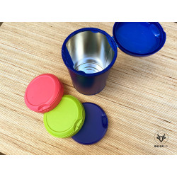 Airtight lids for closing tins after opening