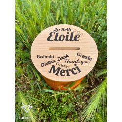 tirelire gravée plusieurs langues