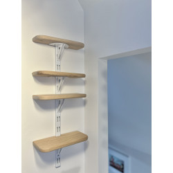 Narrow shelves for small walls or confined spaces