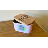 Personalised tip box with QR code Google review