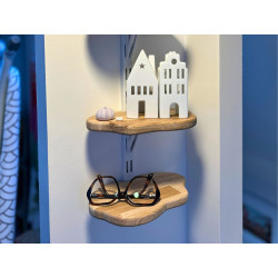 Narrow shelves for small walls or confined spaces