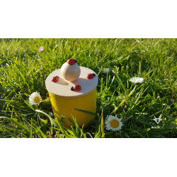 Aufbewahrungsdose aus Metall/Holz – Größe und Farbe nach Wahl