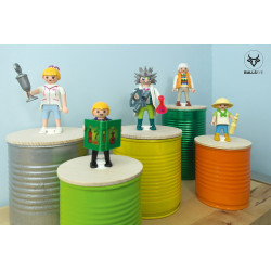 Ideas for personalising a recycled tin can