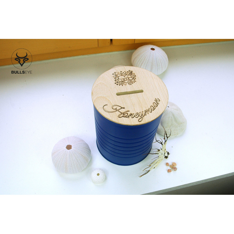 personalized piggy bank Honeymoon