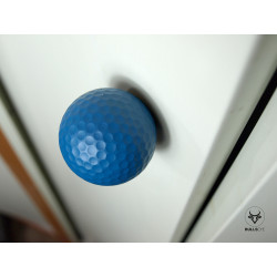 peacock blue cupboard handle