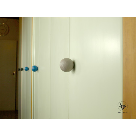 portes de placard avec poignée grise ou bleue portes de placard avec poignée grise ou bleue