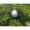 boule de Noël argentée