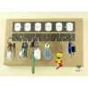 key holder with names key holder with names