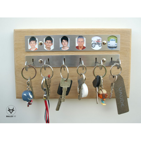 Porte-clé mural personnalisable Porte-clé mural personnalisable