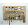 Porte-clé mural personnalisable Porte-clé mural personnalisable