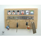 Personalised wall key holder