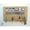 wooden key rack