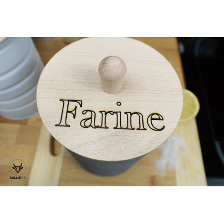couvercle gravé farine couvercle gravé farine