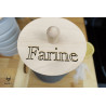 couvercle gravé farine couvercle gravé farine