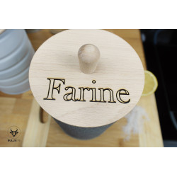 couvercle boîte à farine
