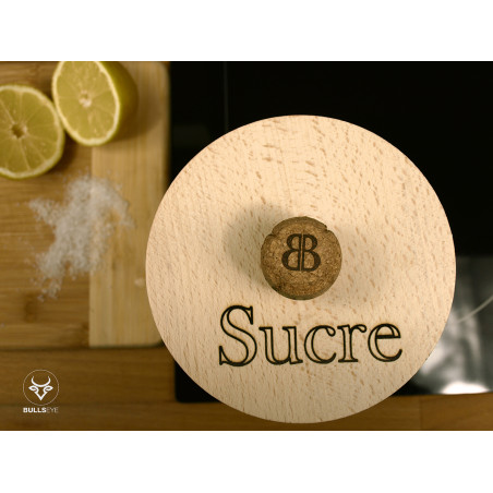 boîte à sucre en poudre