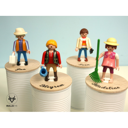 Customised can for PLAYMOBIL